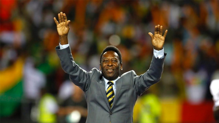 Brazilian football legend Pele Brazilian football legend Pele