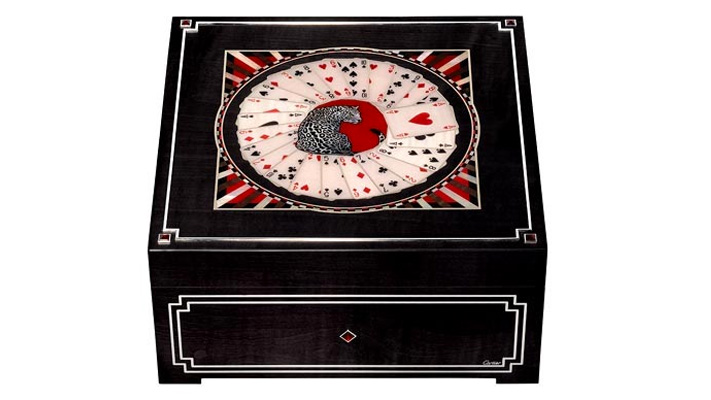 Cartier’s mother-of-pearl poker set