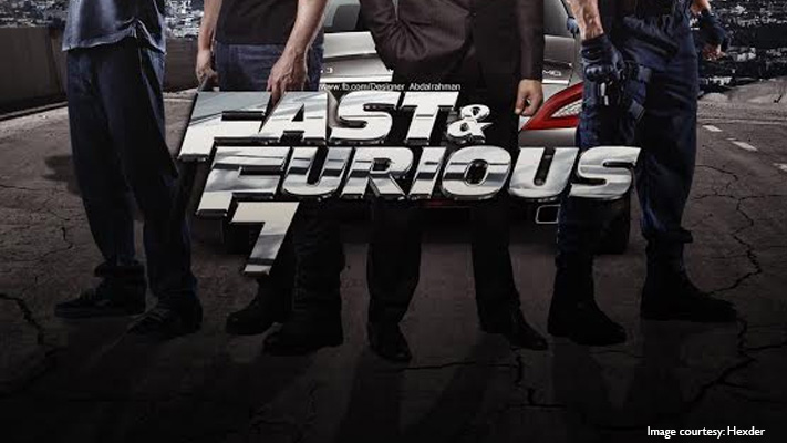 fast and furious 7 showing sporty celebrities look
