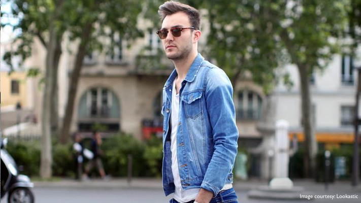 blue denim jeans with white shirt