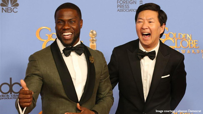 kevin hart with textured suit best dressed man