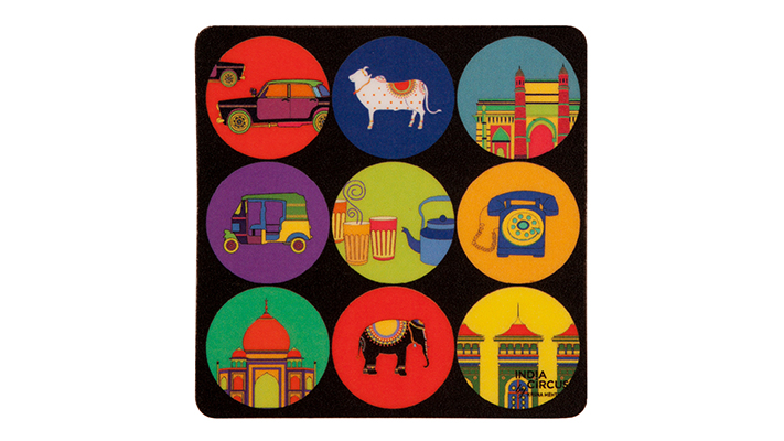Polka Masti Rubber coasters popular Bar Accessories Polka Masti Rubber coasters popular Bar Accessories