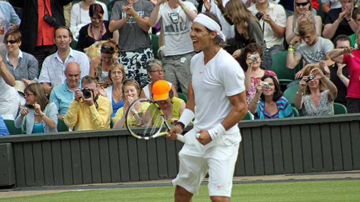 Rafael Nadal at Wimbeldon Rafael Nadal at Wimbeldon