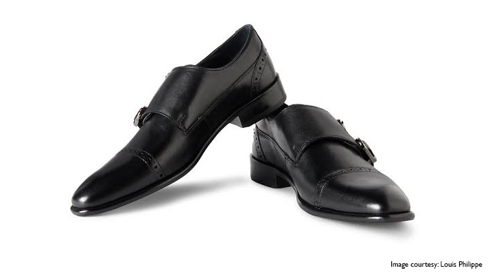 louis philippe black loafers